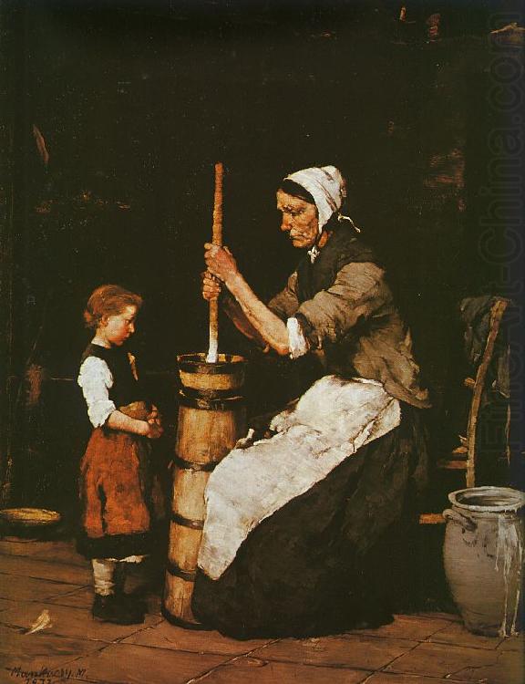 Woman Churning, Mihaly Munkacsy